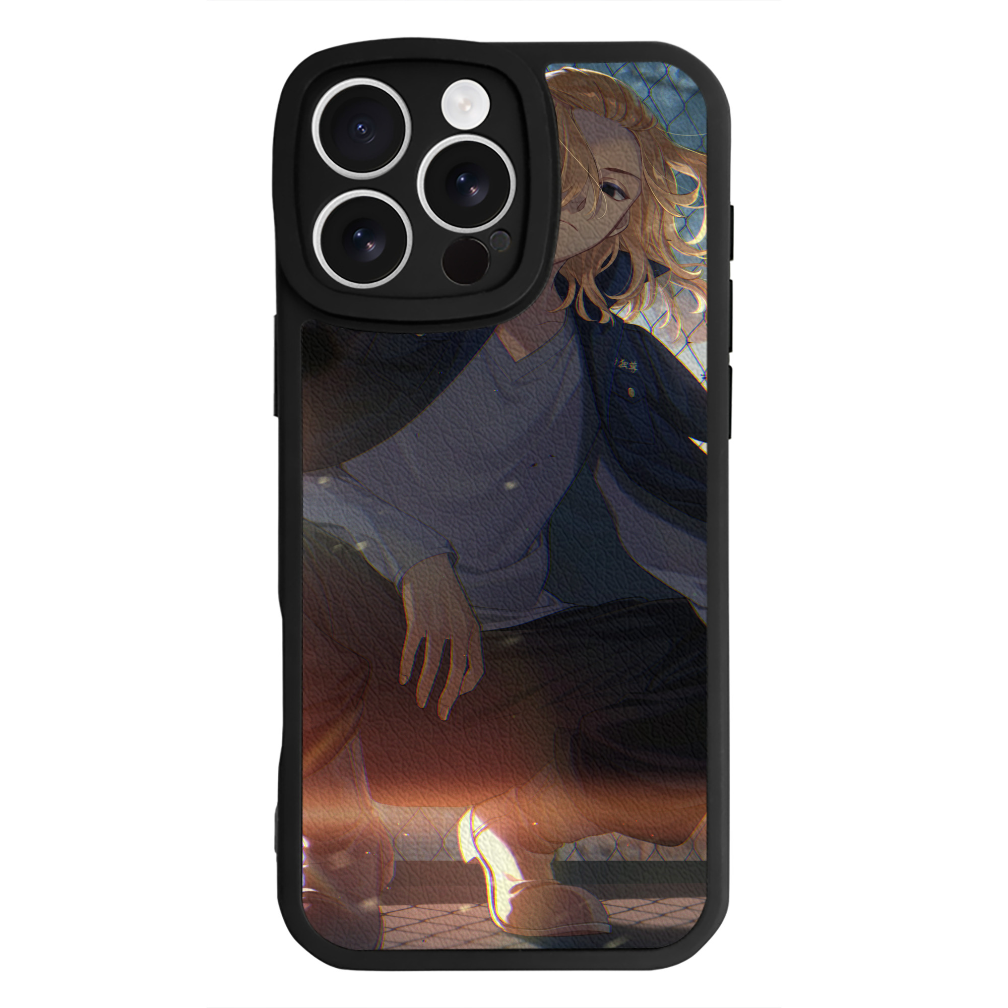 （画像用） 東京リベンジャーズ Tokyo Revengers 【iPhone 16シリーズ対応】シリコンスマホケース（レザー調） 材質：シリコン